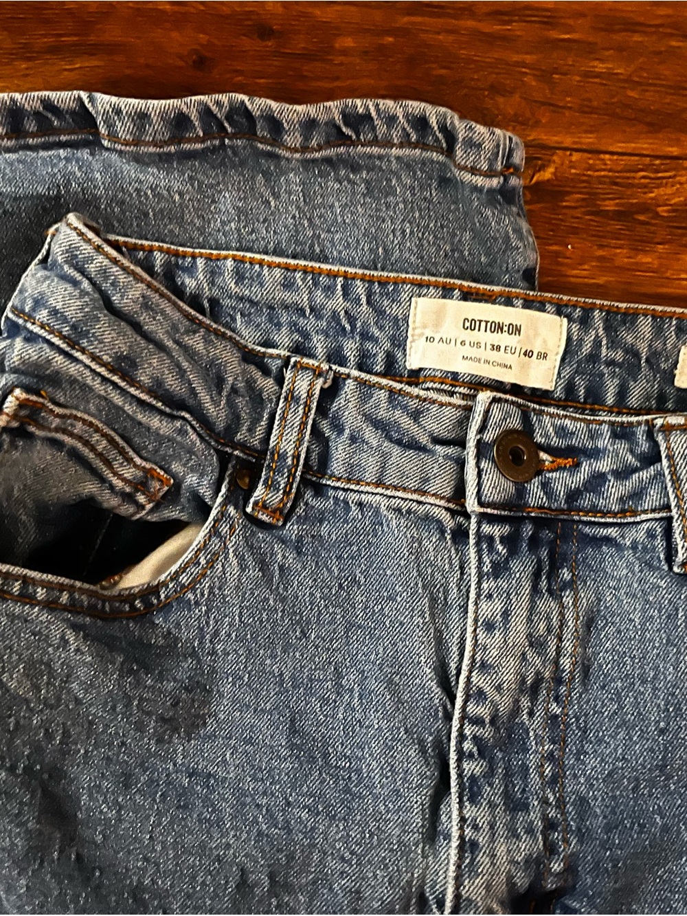 NEVER WORN Cotton On Blue Denim Original Flare Jeans